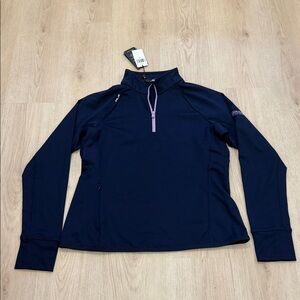 NWT Lauren Ralph Lauren Large Women's Navy Pullover